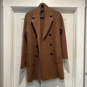 Ann Taylor Double Breasted Coatigan sz Small